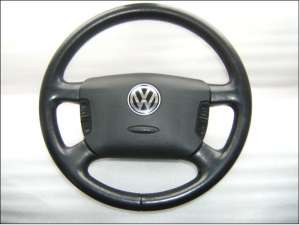 Volan piele si comenzi cu Airbag  VW SHARAN  ,  2001-2009