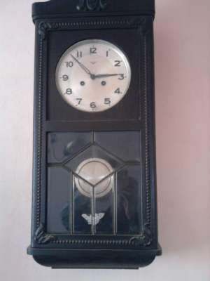 Vand ceas cu pendula model deosebit, Bavaria, din 1900, functional.Pret avantajos.
