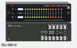 DUAL AUDIO METER RDL RU-SM16 & VOLUM CONTROL DBX-ZC-1