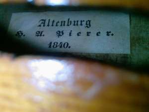 vioara rece Pierer 1840