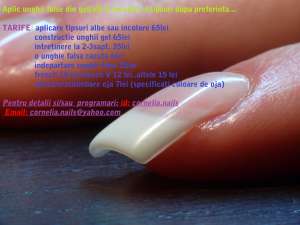 Unghii false gel si tipsuri