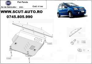 SCUT MOTOR METALIC FIAT PANDA