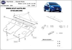 SCUT MOTOR METALIC FIAT PUNTO