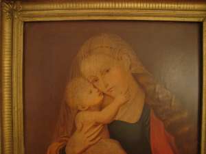V�nd urgent icoană foarte veche,  pictura ulei pe p�nză școala austriacă a anilo
