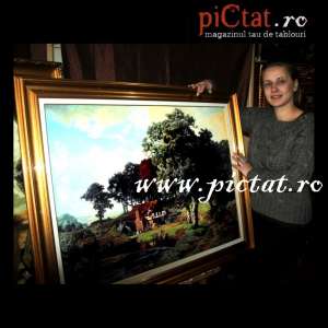 Vanzare Tablouri rurale pictate ulei pe panza