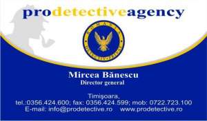 PRO DETECTIVE AGENCY Detectivi Timisoara,  echipamente spionaj,  camere scunse ,  reportofoane profe
