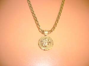 Vand lant de aur cu medalion marca versace