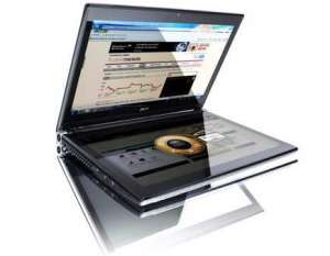 Oferta Acer Iconia cu 2000 ron mai ieftin. Laptop cu 2 ecrane Multi Touch Acer Iconia !