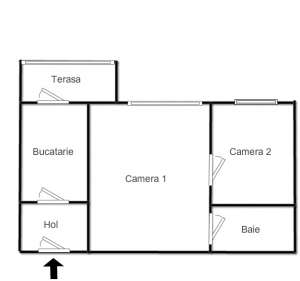 Apartament 2 camere,  ultracentral