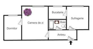 Apartament 2 camere,  Gheorgheni