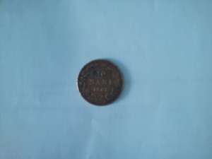 Moneda 10 BANI DIN 1867