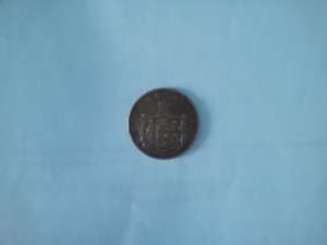 Moneda 10 BANI DIN 1867