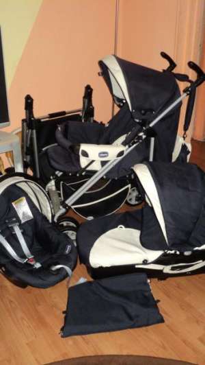 Vand carucior CHICCO TRIO ENJOY landou+sport+scaun auto