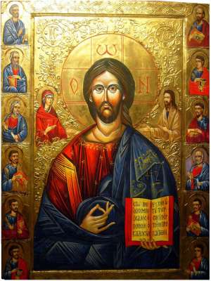Vanzari icoane traditionale bizantine,  icoane pe sticla