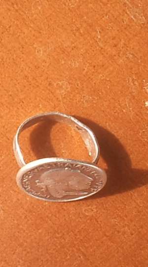 Inel Moneda Argint