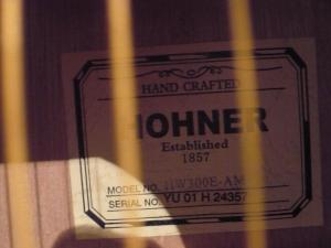 Vand chitara noua electro-acustica HOHNER