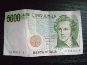 vand lire italienesti de  2000 ,      5000 si 10.000