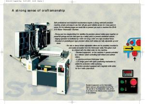 ABRIG GROSIME SCOBIRE ROBLAND SDB520 INDUSTRIAL
