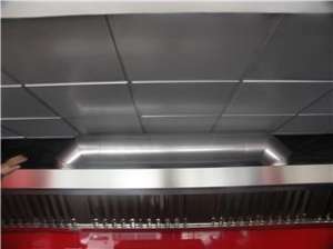 Hota profesionala din inox dimens 2000x700x300