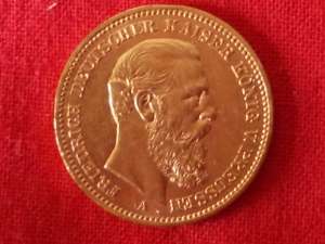 monede aur 1888 20 mark
