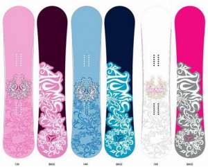 Vand Snowboard atomic tika,  editia 2011 + legaturi atomic tika