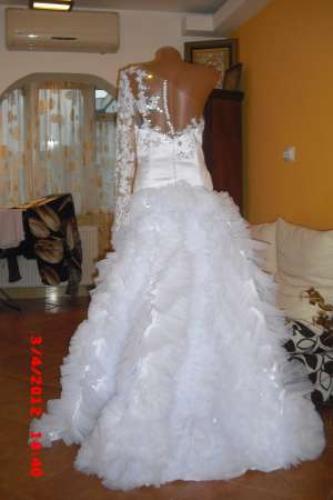 Rochie de mireasa,   creatie LAURA OLTEANU model unicat- Septembrie 2011