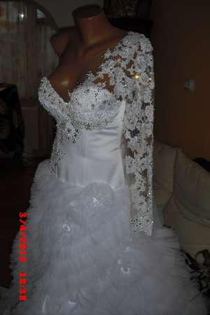Rochie de mireasa,   creatie LAURA OLTEANU model unicat- Septembrie 2011
