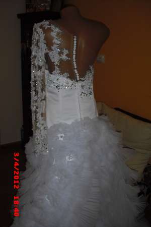 Rochie de mireasa,   creatie LAURA OLTEANU model unicat- Septembrie 2011