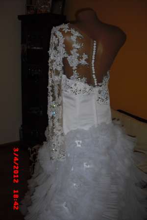 Rochie de mireasa,   creatie LAURA OLTEANU model unicat- Septembrie 2011