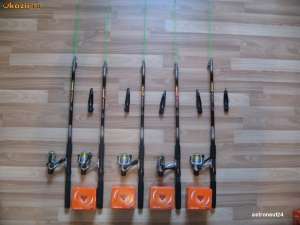 Set 5 Lansete Telescopice 2, 40 Rainbow + 5 Mulinete Noi Sigilate