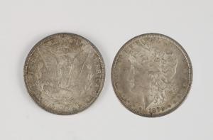 Vand monede argint 1 dolar american 1880  1879,   1885,   1891