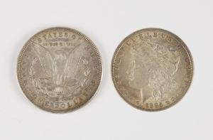 Vand monede argint 1 dolar american 1880  1879,   1885,   1891