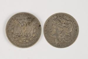 Vand monede argint 1 dolar american 1880  1879,   1885,   1891