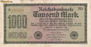 Vand bancnote nemtesti (1922)