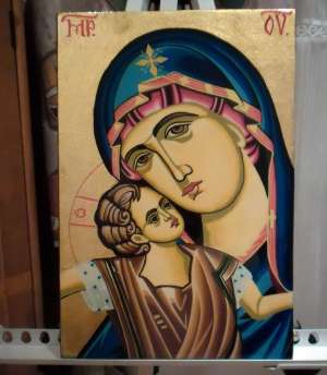 vand icoane si crucifixuri pictate profesional pe lemn!