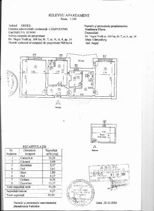 Vanzare apartamente Campulung/Arges,           decomandat,           60mp