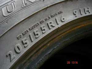 anvelopa vara  205/55/R16 Dunlop aproape noi
