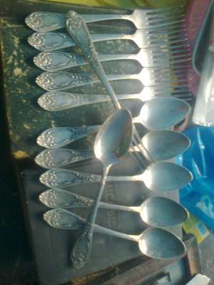 6 linguri + 6 furculite rusesti AG