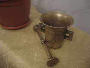 Vand mojar cu pistil din bronz masiv