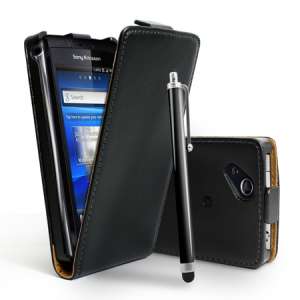 Husa 100% piele Sony Ericsson Xperia X12 Arc S+ Film + Stylus