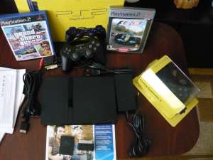 Vand Consola Playstation2 Slim Modata Aproape Noua