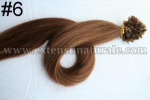 Extensii din par natural cu cheratina 2 ron buc