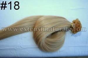 Extensii din par natural cu cheratina 2 ron buc