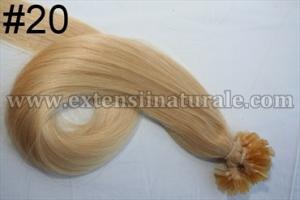 Extensii din par natural cu cheratina 2 ron buc