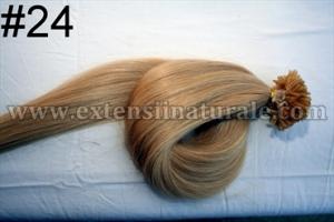 Extensii din par natural cu cheratina 2 ron buc