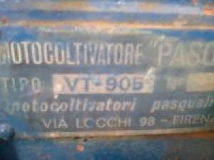 motocultivator pasquali