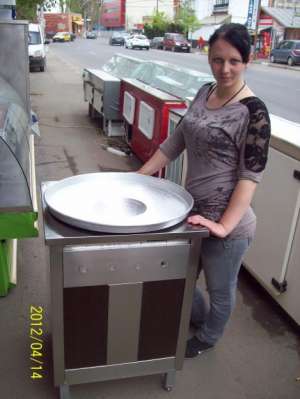 Vand aparat pentru prajit hamsii din inox
