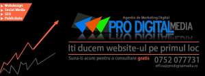 Servicii profesionale de Webdesign,  Promovare online si offline