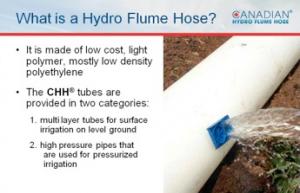 SISTEM IRIGARE REVOLUTIONAR Hydro Flume