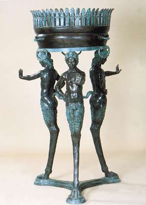 VASE DIN BRONZ,  PT FLORI